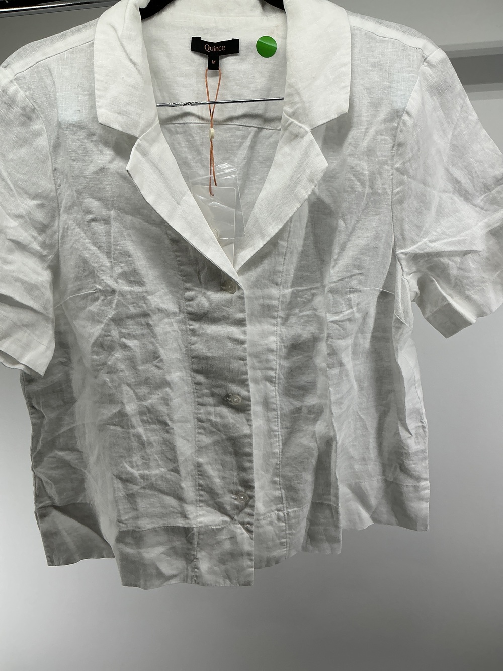 100% European Linen Short Sleeve Shirt